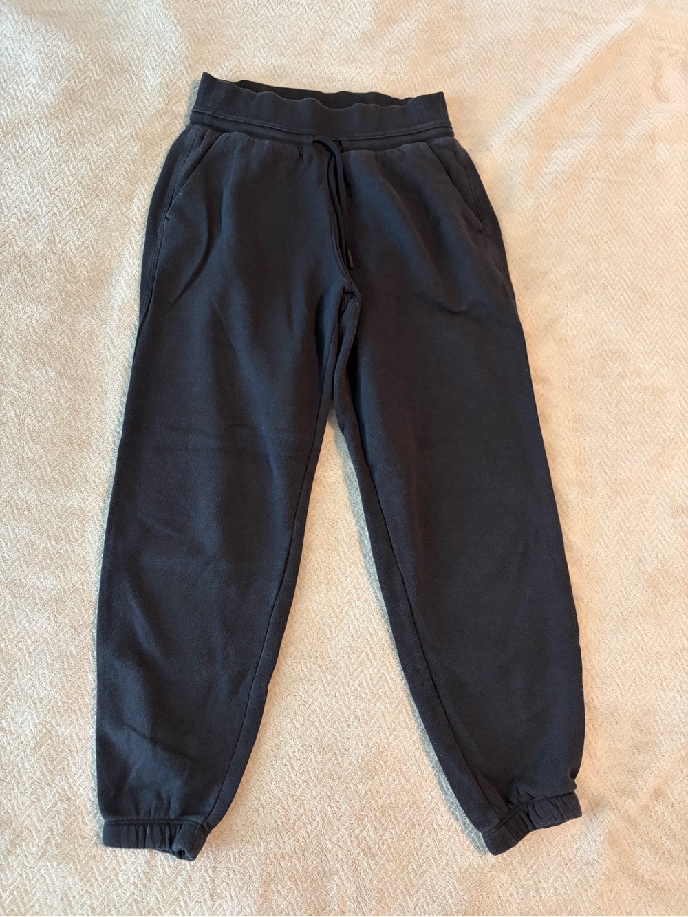 Black Cozy Jogger Sweatpants